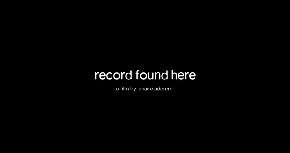 Record Found Here trailer